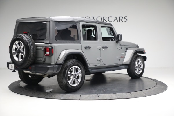 Used 2018 Jeep Wrangler Unlimited Sahara for sale Sold at Miller Motorcars Aston Martin in Greenwich CT 06830 8