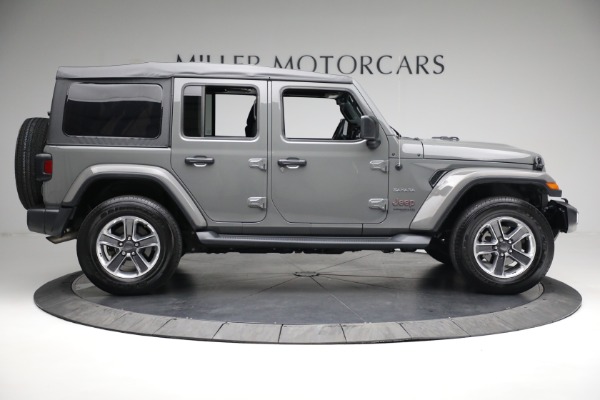 Used 2018 Jeep Wrangler Unlimited Sahara for sale Sold at Miller Motorcars Aston Martin in Greenwich CT 06830 9
