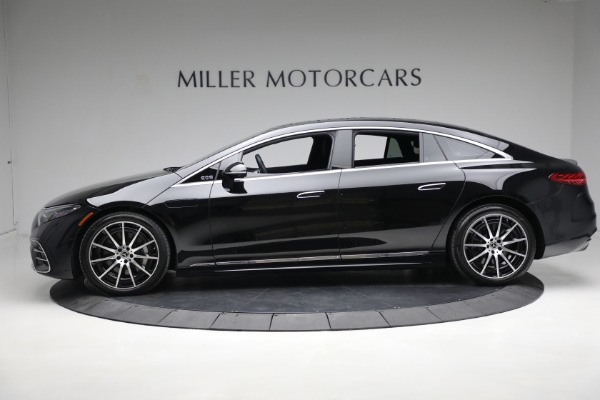 Used 2022 Mercedes-Benz EQS EQS 580 4MATIC for sale Sold at Miller Motorcars Aston Martin in Greenwich CT 06830 3