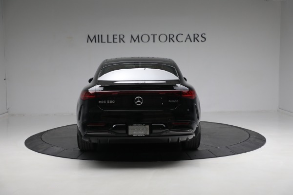 Used 2022 Mercedes-Benz EQS EQS 580 4MATIC for sale Sold at Miller Motorcars Aston Martin in Greenwich CT 06830 5