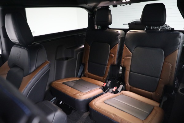 Used 2022 Ford Bronco Outer Banks Advanced for sale Sold at Miller Motorcars Aston Martin in Greenwich CT 06830 16