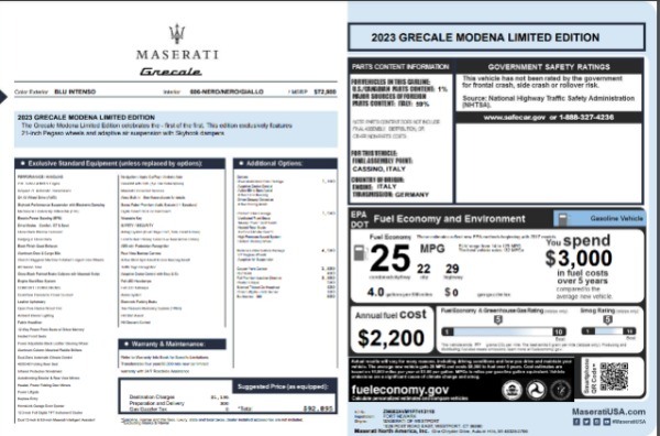 New 2023 Maserati Grecale Modena for sale Sold at Aston Martin of Greenwich in Greenwich CT 06830 24