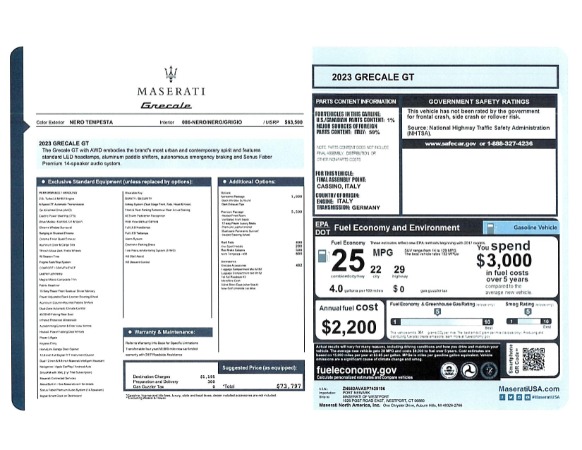 New 2023 Maserati Grecale GT for sale Sold at Miller Motorcars Aston Martin in Greenwich CT 06830 22