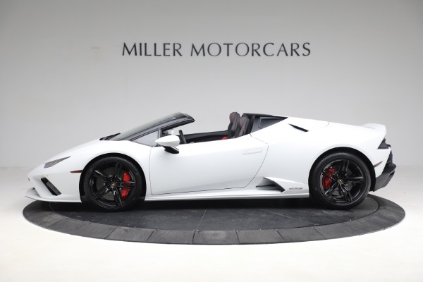 Used 2021 Lamborghini Huracan LP 610-2 EVO Spyder for sale $289,900 at Aston Martin of Greenwich in Greenwich CT 06830 3