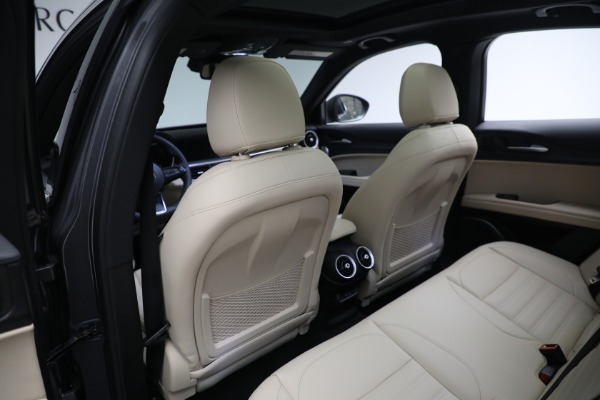 New 2023 Alfa Romeo Stelvio Ti Lusso AWD for sale Sold at Miller Motorcars Aston Martin in Greenwich CT 06830 26
