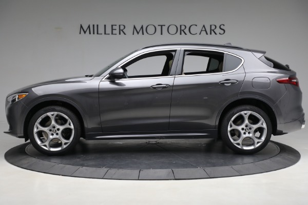 New 2023 Alfa Romeo Stelvio Ti Lusso AWD for sale Sold at Miller Motorcars Aston Martin in Greenwich CT 06830 3