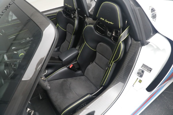 Used 2015 Porsche 918 Spyder for sale Call for price at Aston Martin of Greenwich in Greenwich CT 06830 22