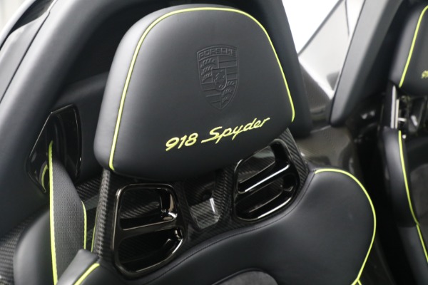 Used 2015 Porsche 918 Spyder for sale Call for price at Aston Martin of Greenwich in Greenwich CT 06830 27