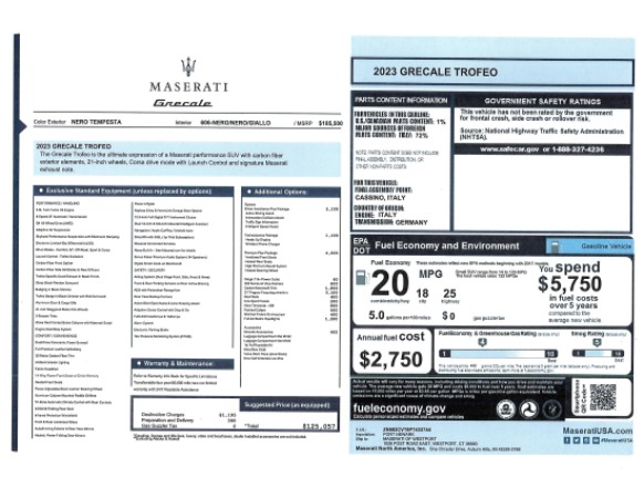 New 2023 Maserati Grecale Trofeo for sale Sold at Miller Motorcars Aston Martin in Greenwich CT 06830 28