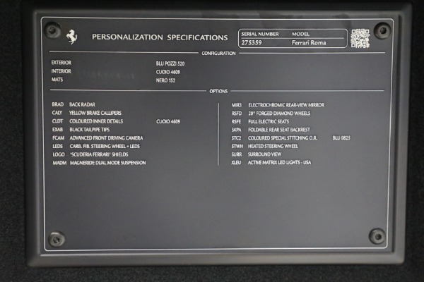 Used 2022 Ferrari Roma for sale $259,900 at Aston Martin of Greenwich in Greenwich CT 06830 25