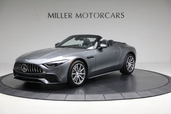 Used 2023 Mercedes-Benz SL-Class AMG SL 43 for sale Sold at Miller Motorcars Aston Martin in Greenwich CT 06830 1