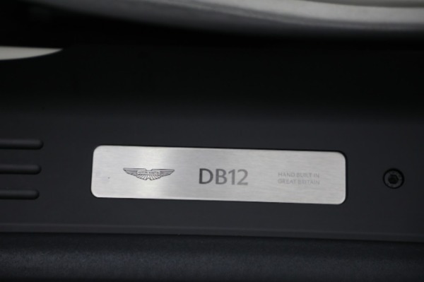 New 2024 Aston Martin DB12 Volante for sale $333,100 at Aston Martin of Greenwich in Greenwich CT 06830 25