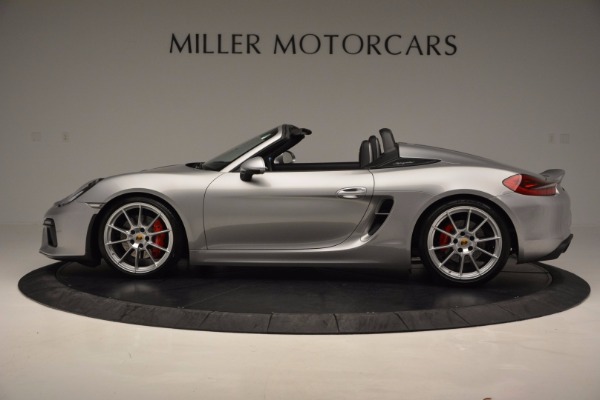 Used 2016 Porsche Boxster Spyder for sale Sold at Aston Martin of Greenwich in Greenwich CT 06830 3