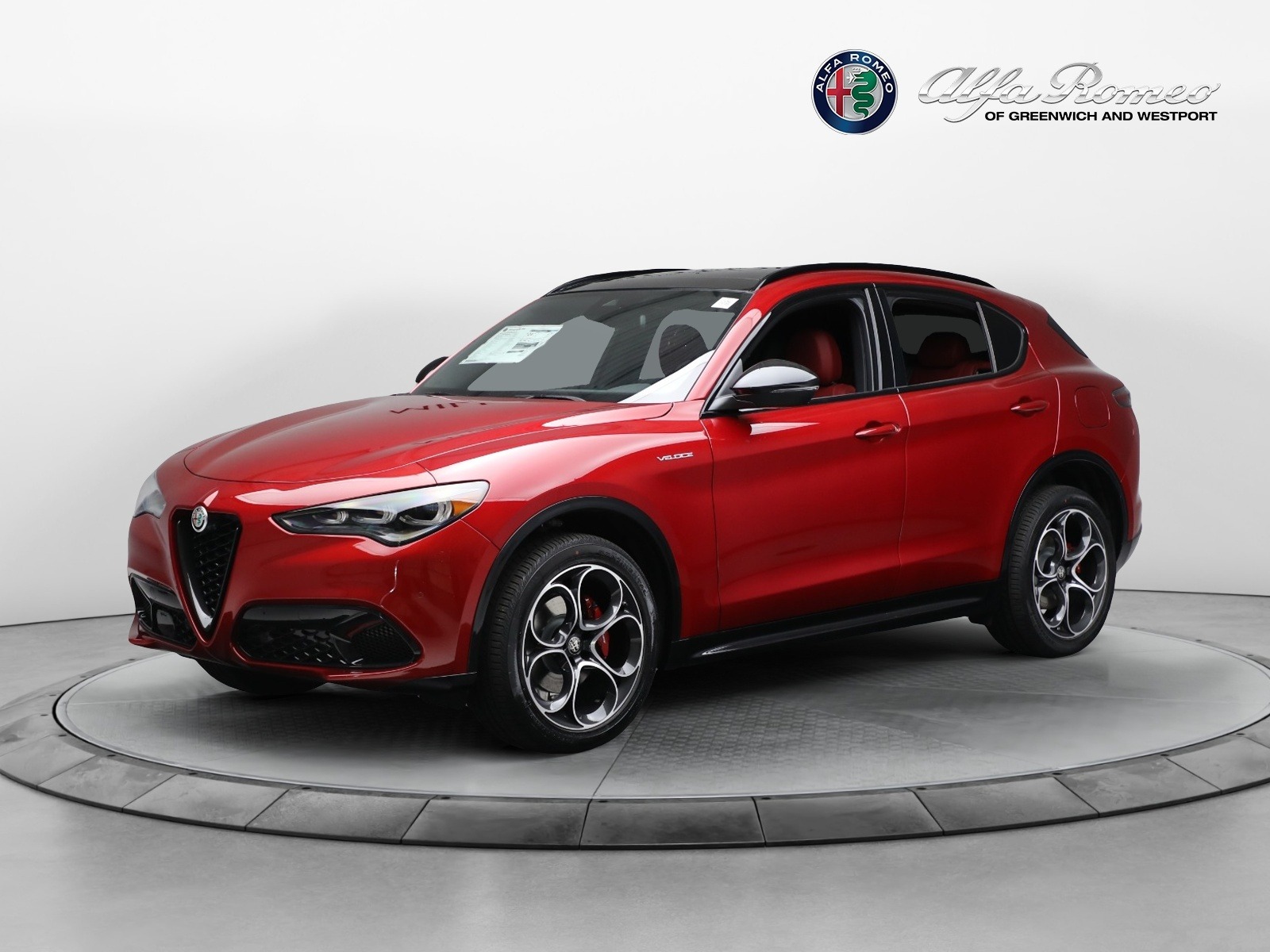 New 2024 Alfa Romeo Stelvio Veloce for sale Sold at Miller Motorcars Aston Martin in Greenwich CT 06830 1
