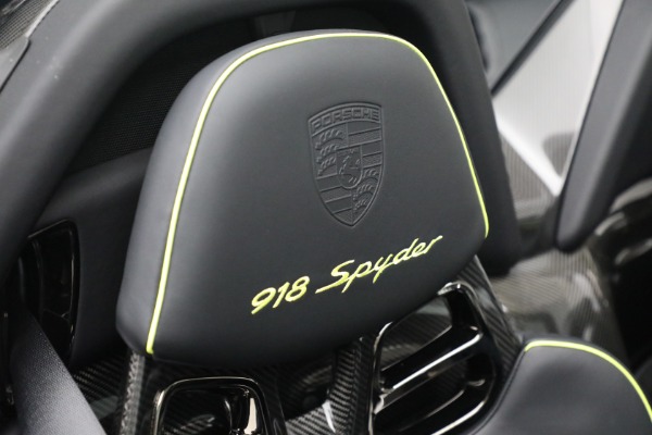 Used 2015 Porsche 918 Spyder for sale Sold at Miller Motorcars Aston Martin in Greenwich CT 06830 12