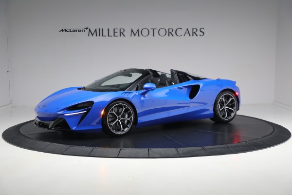New 2025 McLaren Artura Spider Performance for sale $329,718 at Miller Motorcars Aston Martin in Greenwich CT 06830 2