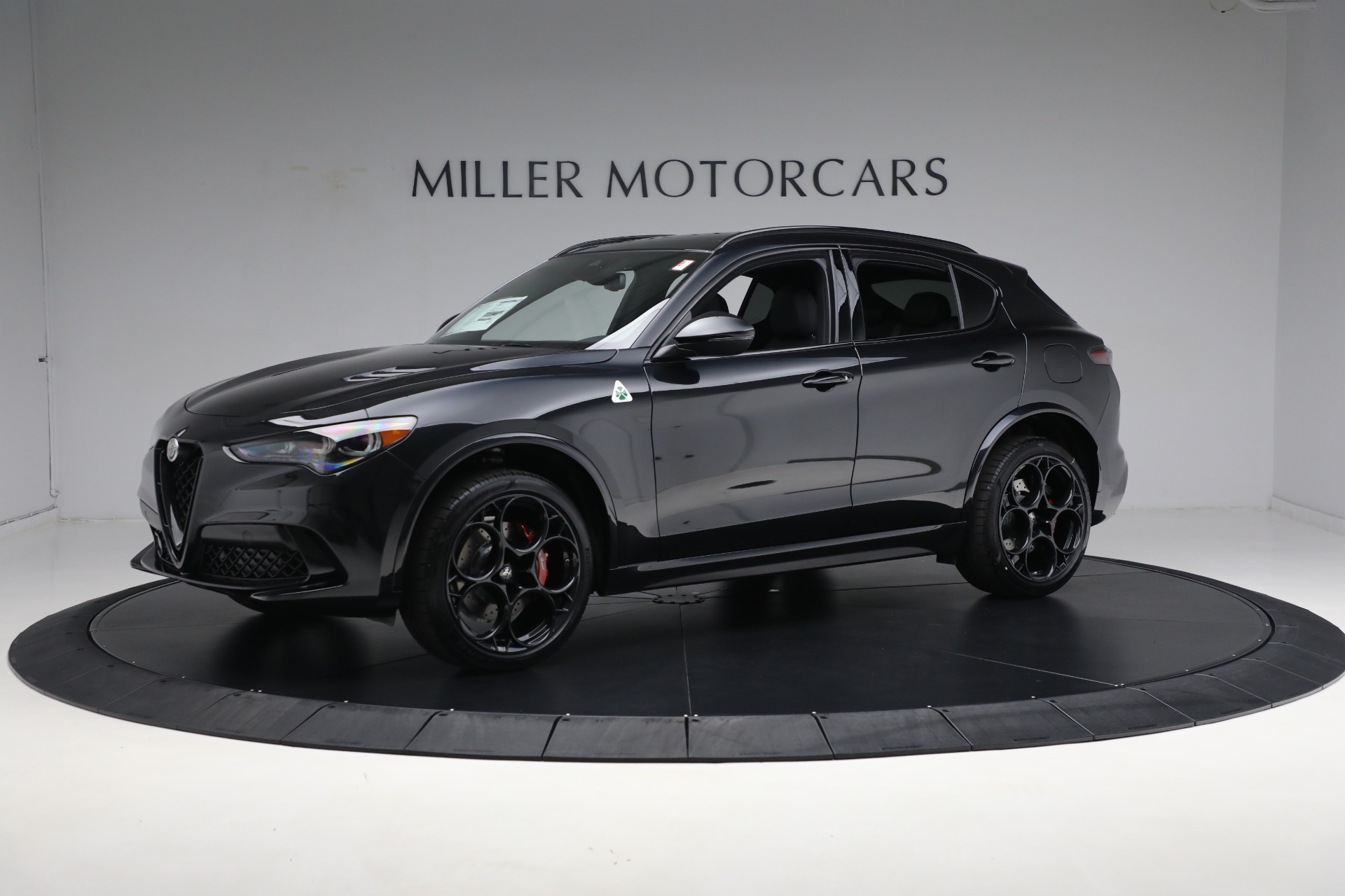 New 2024 Alfa Romeo Stelvio Quadrifoglio for sale $94,570 at Miller Motorcars Aston Martin in Greenwich CT 06830 1