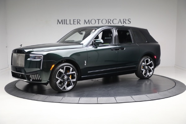 New 2025 Rolls-Royce Black Badge Cullinan for sale Sold at Miller Motorcars Aston Martin in Greenwich CT 06830 1