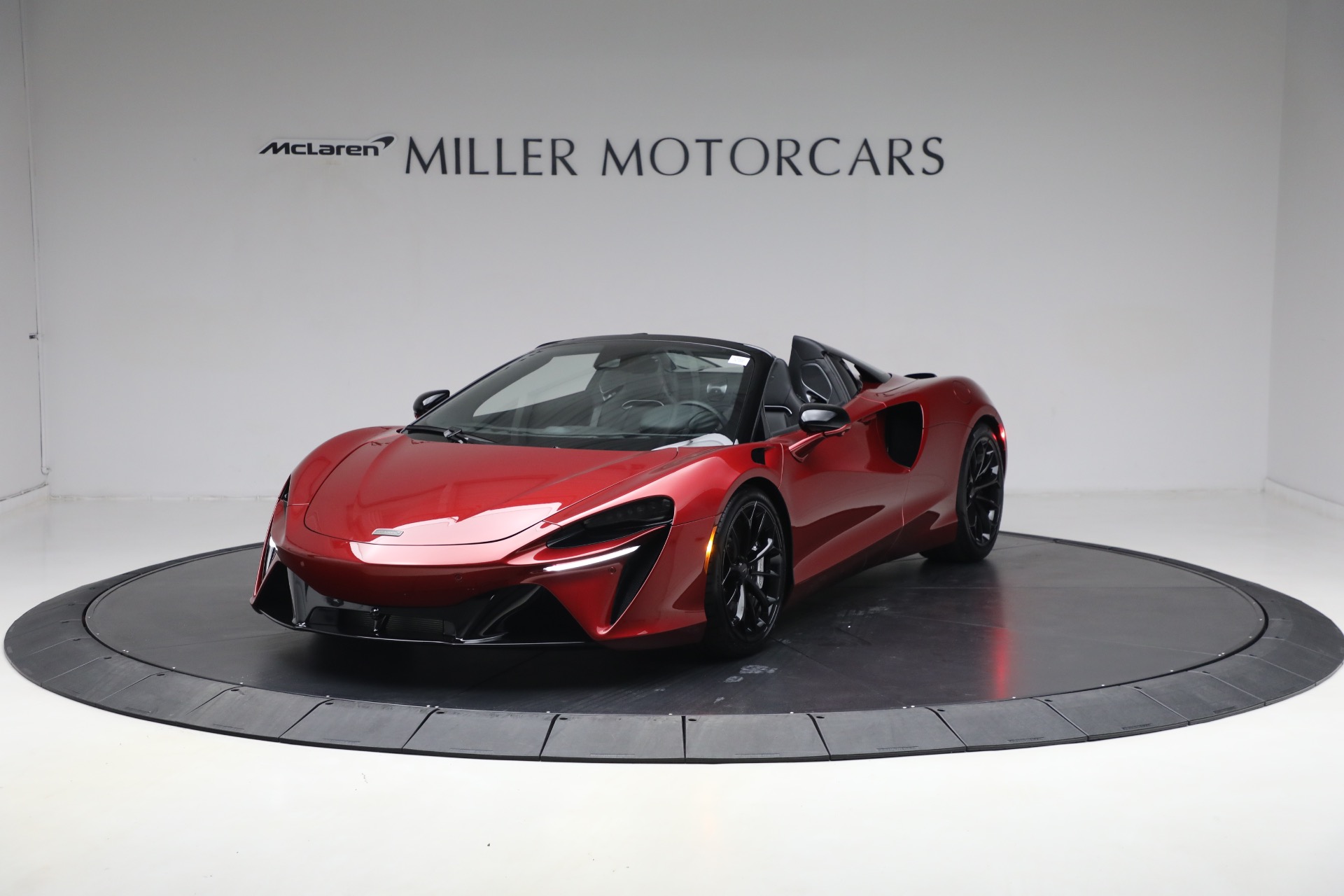 New 2025 McLaren Artura Spider TechLux for sale Call for price at Miller Motorcars Aston Martin in Greenwich CT 06830 1