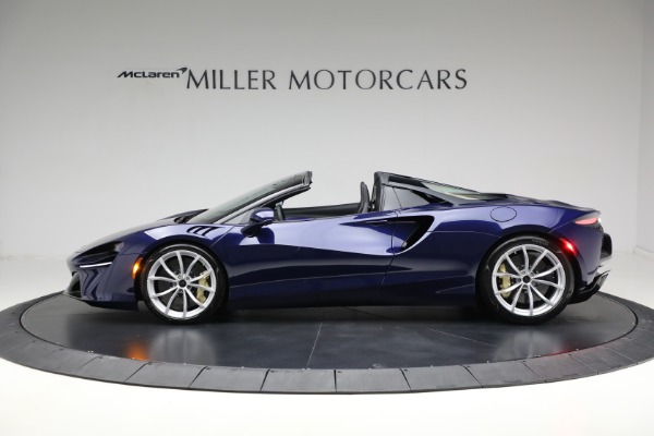 New 2025 McLaren Artura Spider TechLux for sale $327,158 at Miller Motorcars Aston Martin in Greenwich CT 06830 3