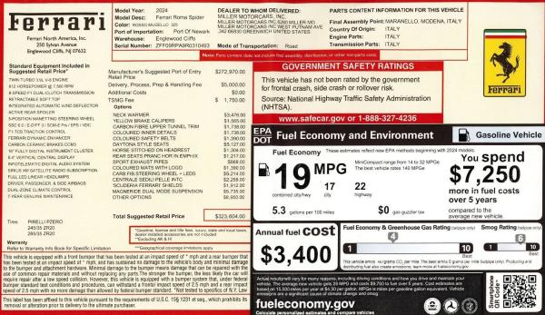 Used 2024 Ferrari Roma Spider for sale $301,900 at Miller Motorcars Aston Martin in Greenwich CT 06830 2