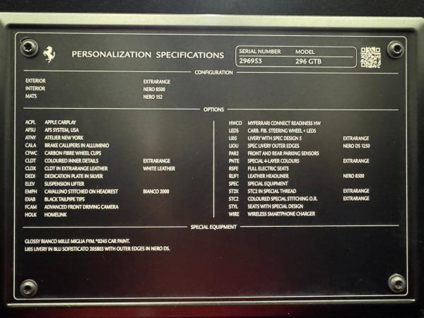 Used 2023 Ferrari 296 GTB for sale $319,900 at Miller Motorcars Aston Martin in Greenwich CT 06830 25