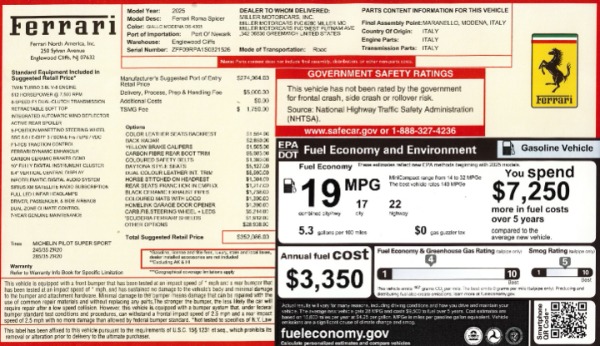 Used 2025 Ferrari Roma Spider for sale $337,900 at Miller Motorcars Aston Martin in Greenwich CT 06830 2