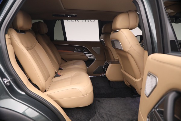 Used 2025 Land Rover Range Rover P530 Autobiography LWB for sale $153,900 at Miller Motorcars Aston Martin in Greenwich CT 06830 22