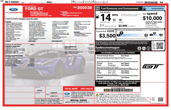 Used 2021 Ford GT for sale Call for price at Miller Motorcars Aston Martin in Greenwich CT 06830 2