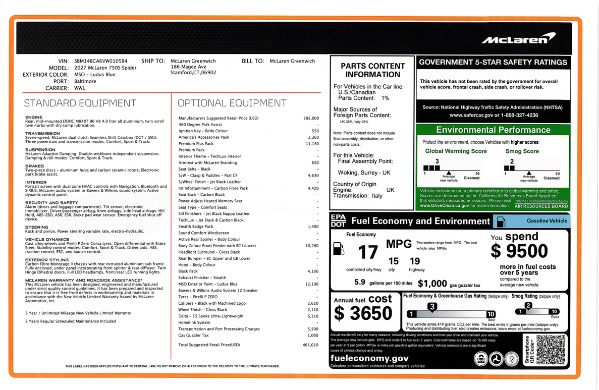 New 2027 McLaren 750S Spider TechLux for sale $461,010 at Miller Motorcars Aston Martin in Greenwich CT 06830 6