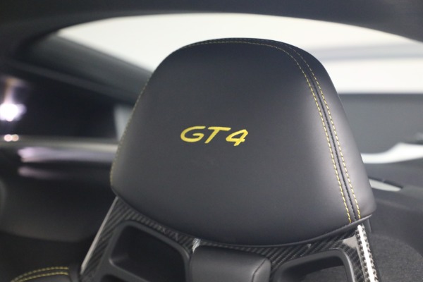 Used 2016 Porsche Cayman GT4 for sale $149,900 at Miller Motorcars Aston Martin in Greenwich CT 06830 22
