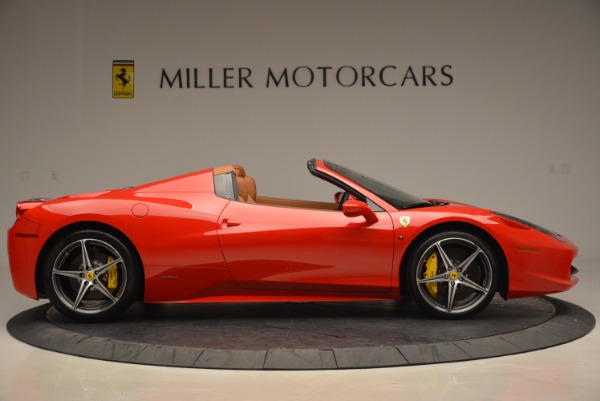 Used 2014 Ferrari 458 Spider for sale Sold at Aston Martin of Greenwich in Greenwich CT 06830 9