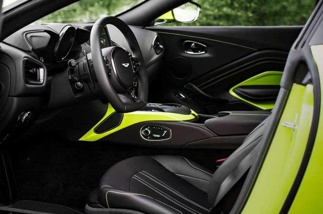 aston martin vantage interior