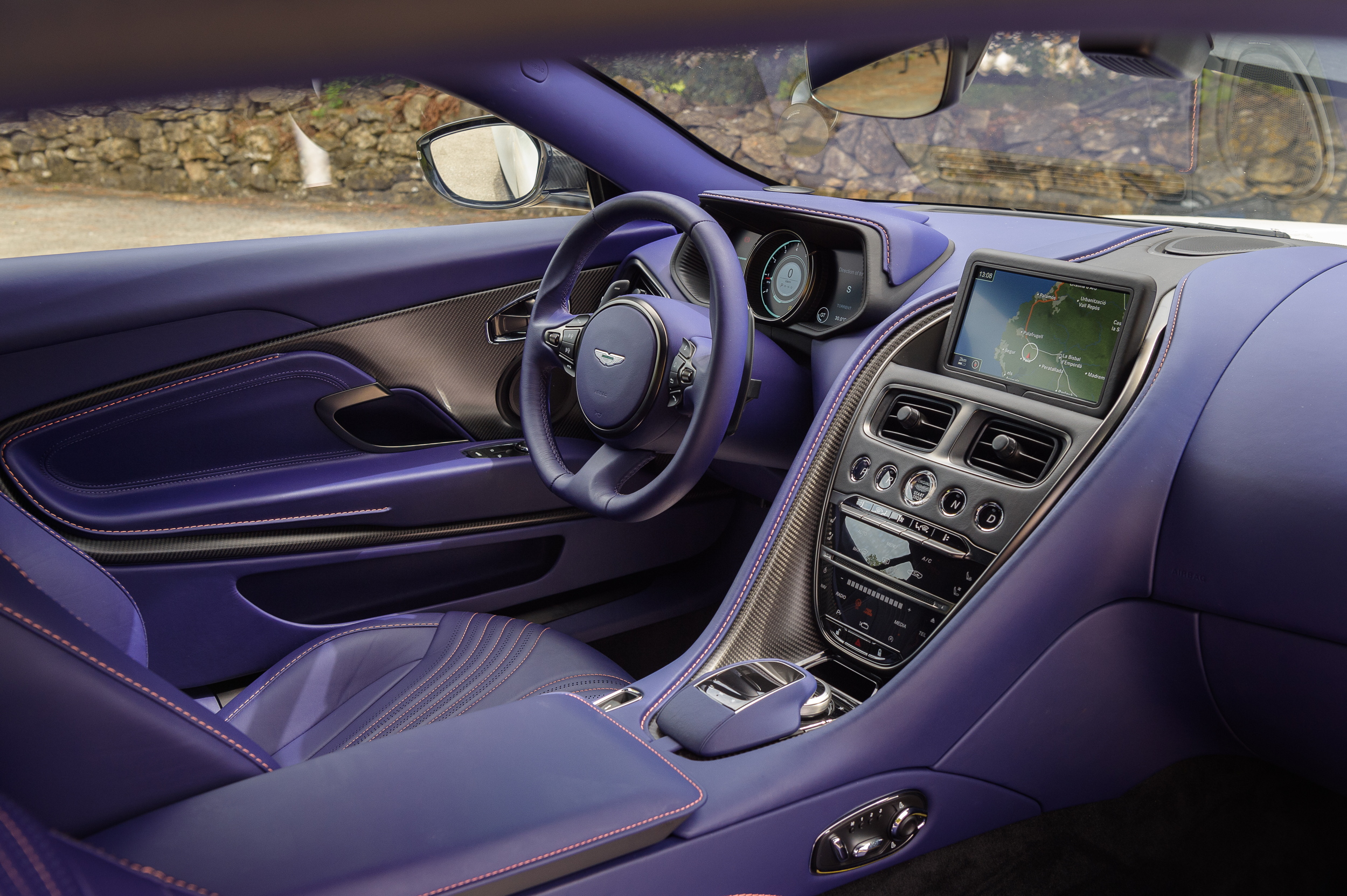 aston martin db11 v8 interior