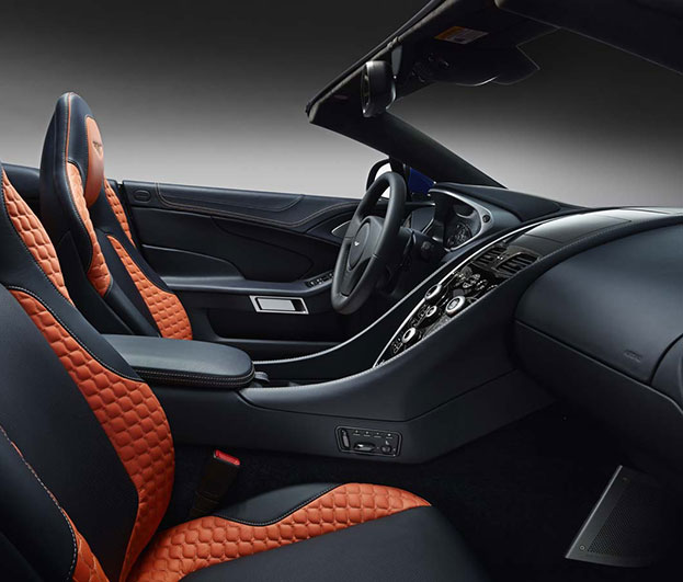 aston martin vanquish volante interior