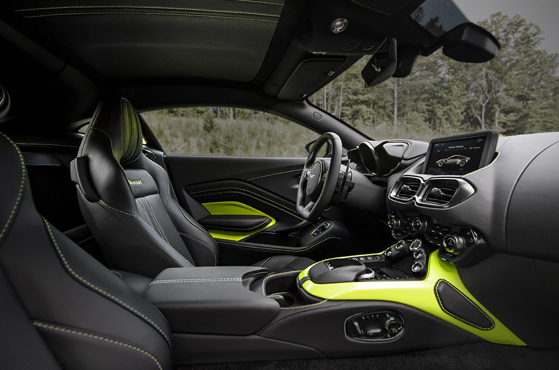 aston martin vantage interior