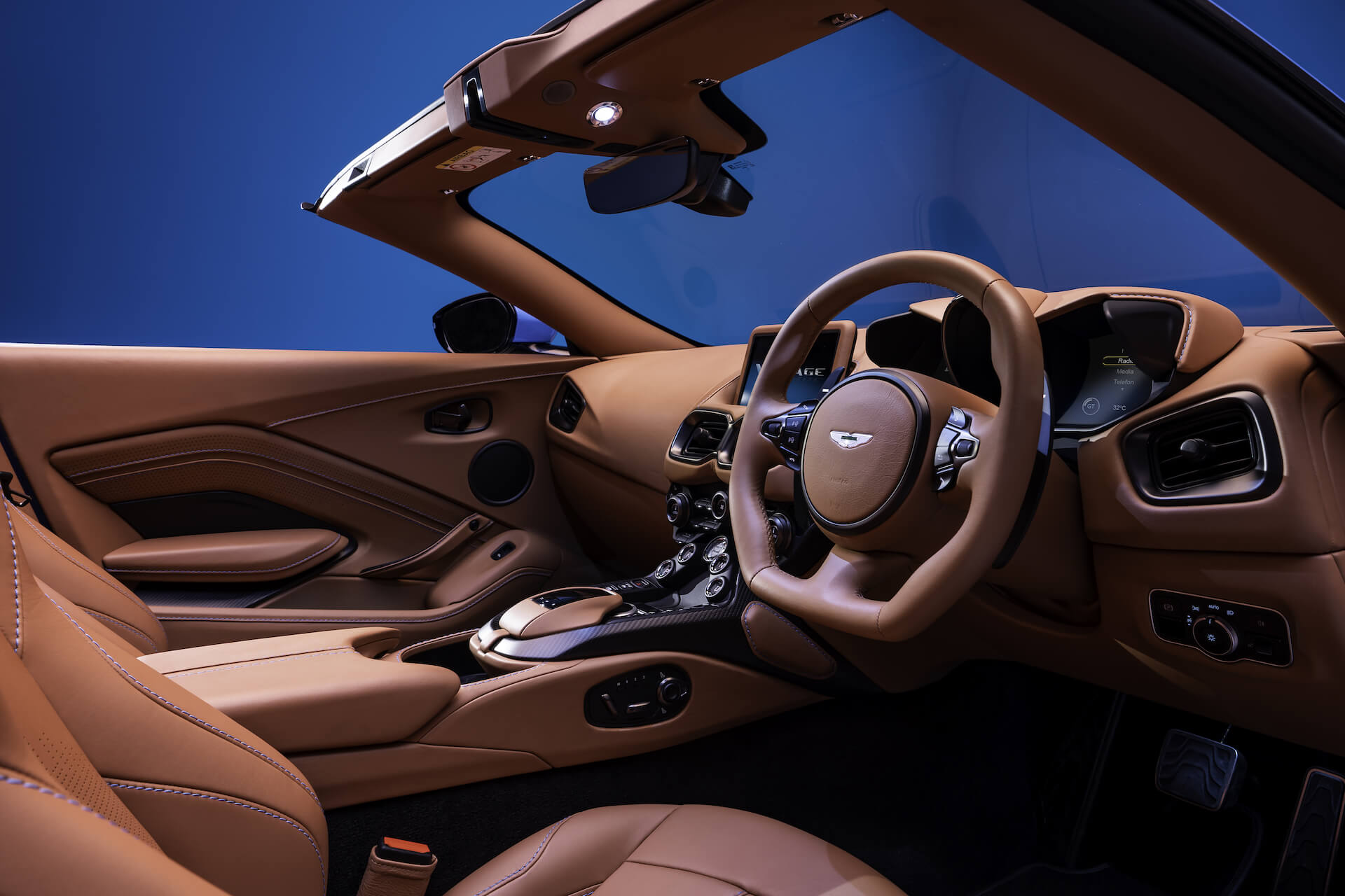 aston martin vantage interior