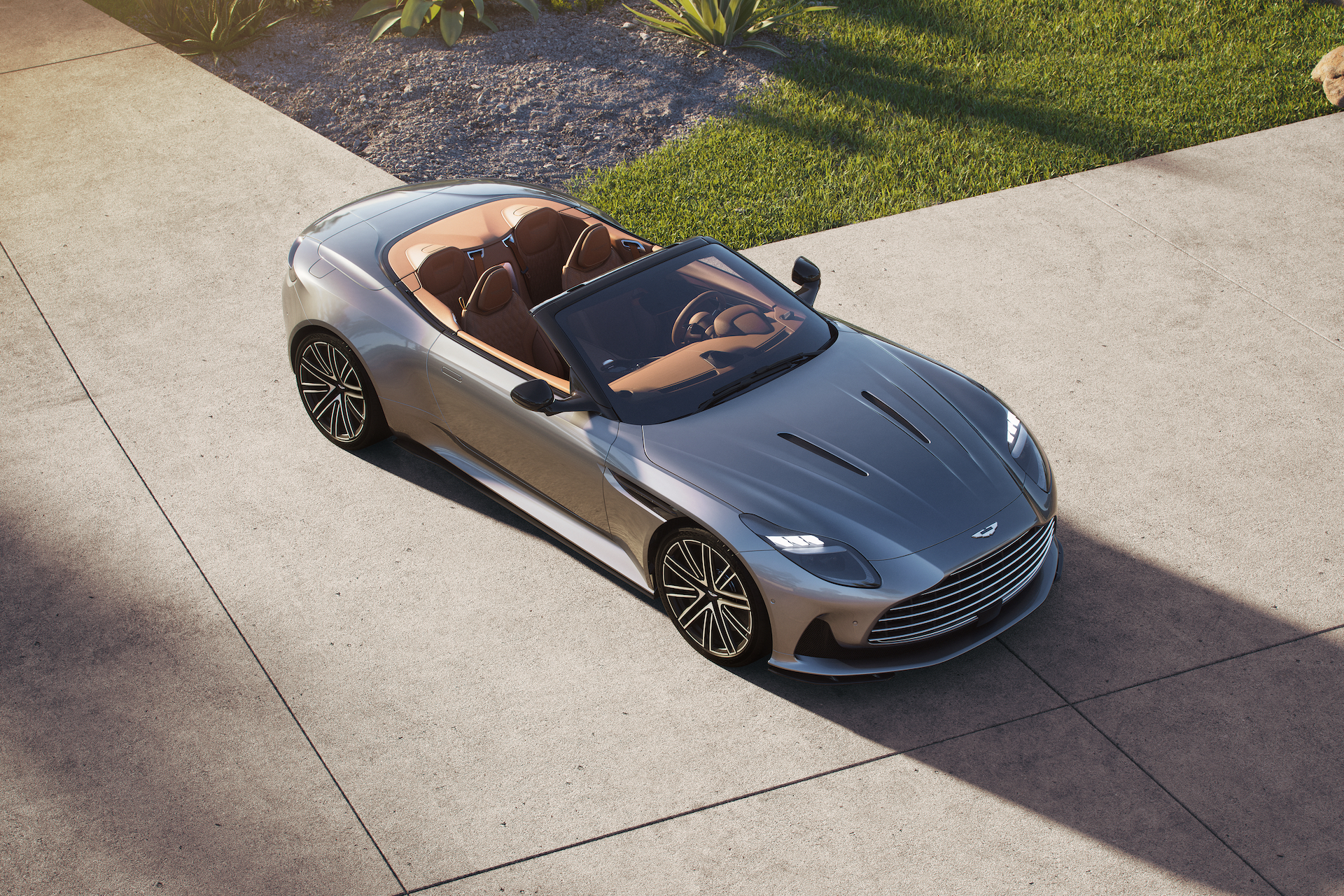 DB12 volante top view